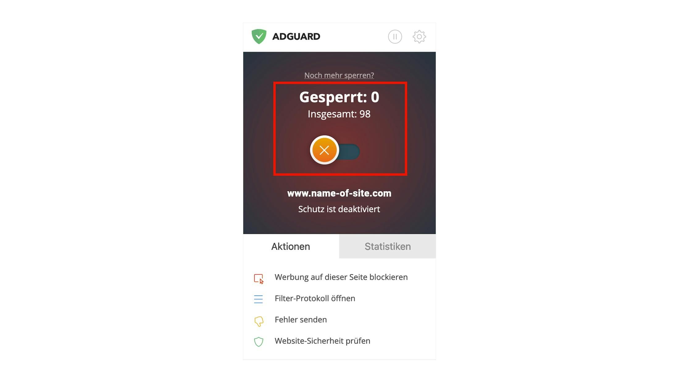 Adguard Einstellungen