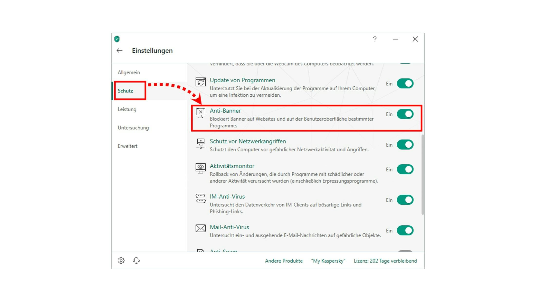 Kaspersky Internet Security Einstellungen