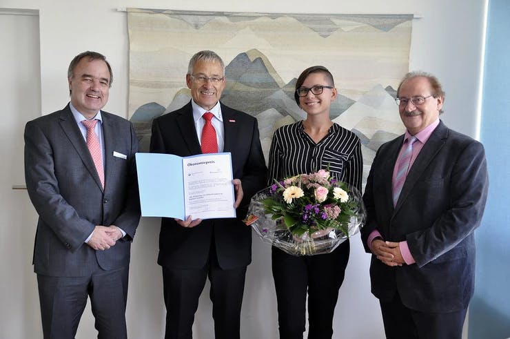 HWK Trier Ökonomiepreis für Corinna Thiesen (Foto: Constanze Knaack-Schweigstill)