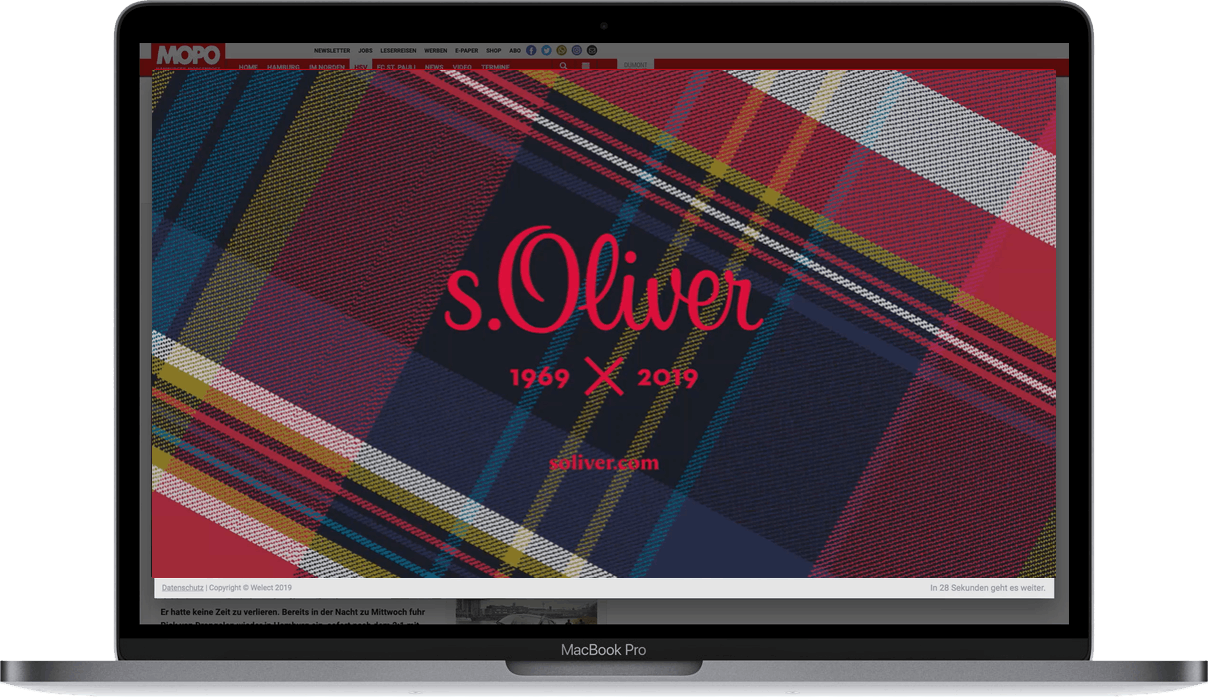 s.OLIVER "WORN BY GENERATIONS" campaign at Welect MaxVideo in fullscreen format